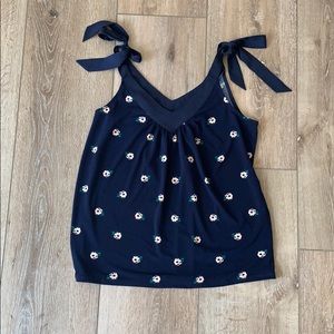 NWT! Banana Republic Outlet Tie Shoulder Tank